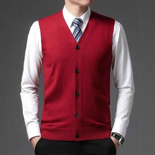 TB装 毛爸衣袖 开衫 秋季 针织毛衣男爸装 中老年男90K79 无新男式 背 款