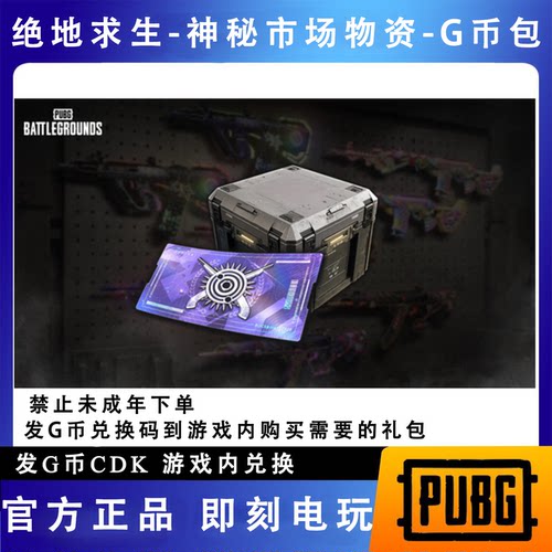PUBG绝地求生 神秘市场2026物资补给站兑换码CDK【G币包】