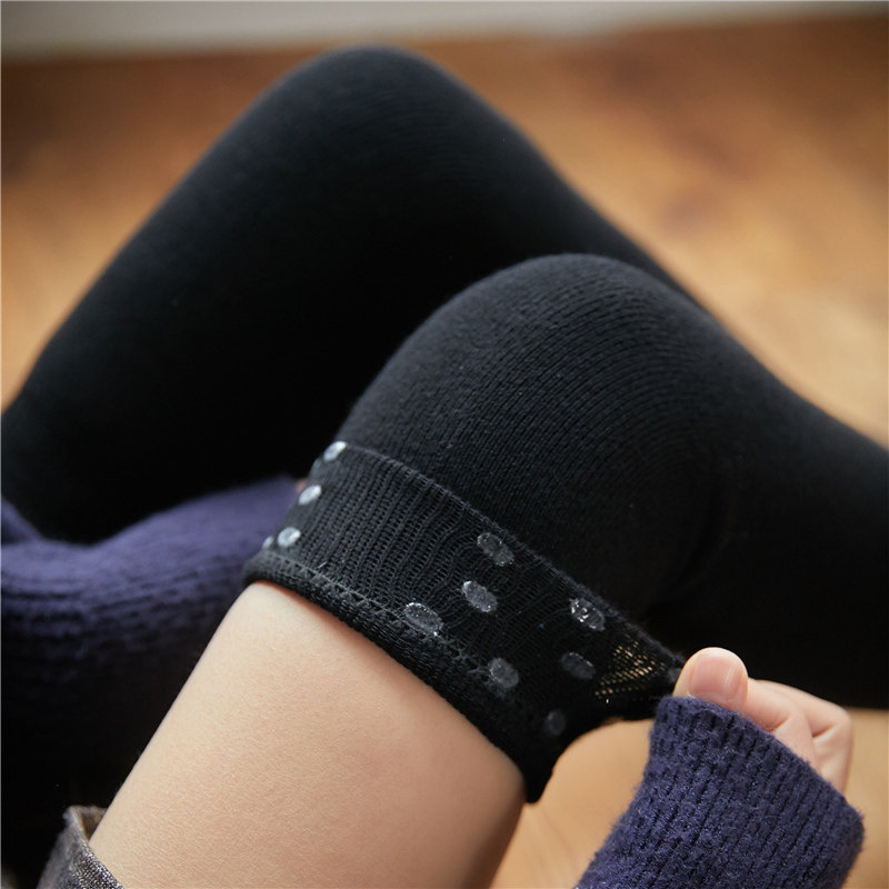 秋冬加绒毛圈过膝长筒袜子女加厚保暖堆堆袜防滑JK黑色高筒大腿袜,女士内衣/男士内衣/家居服,长筒袜,淘宝优惠券,粉丝福利购,淘宝优惠卷