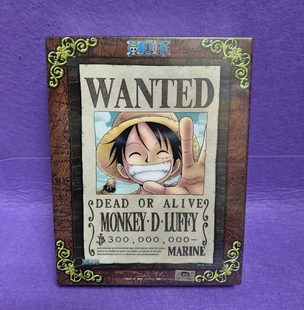 ensky日本拼图500片海贼王 路飞 通缉令 盒瑕