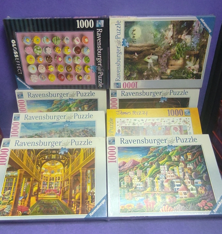 盒损清仓特价德国睿思Ravensburger拼图1000片多款-封面