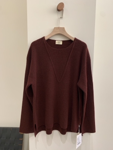 JCLP匠心出品现货宽松版圆领套头羊绒衫