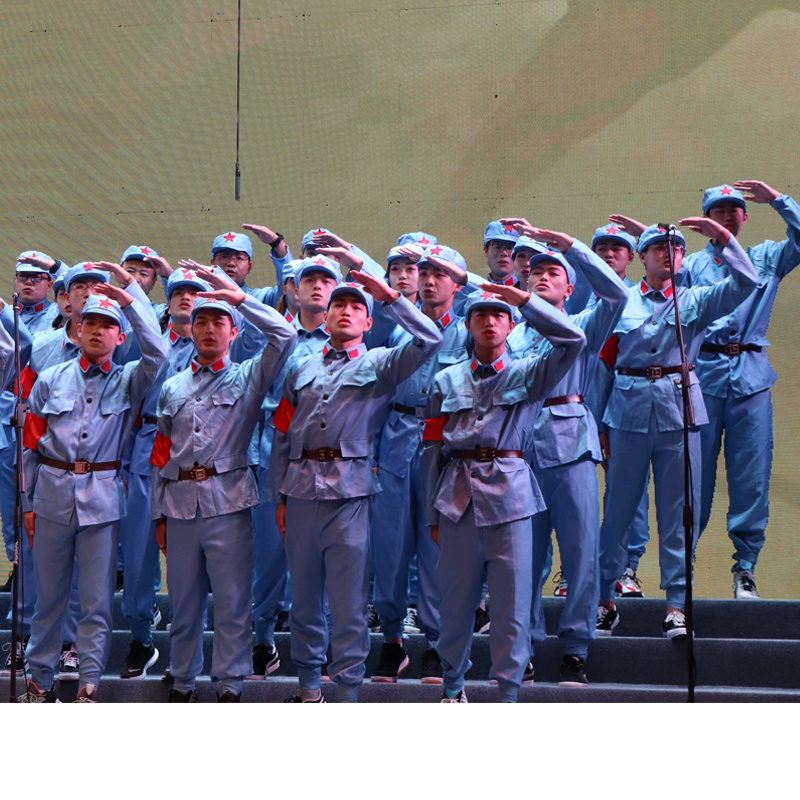 红军演出服租用成人话剧团体租赁表演服装八路军衣服出租抗战租借