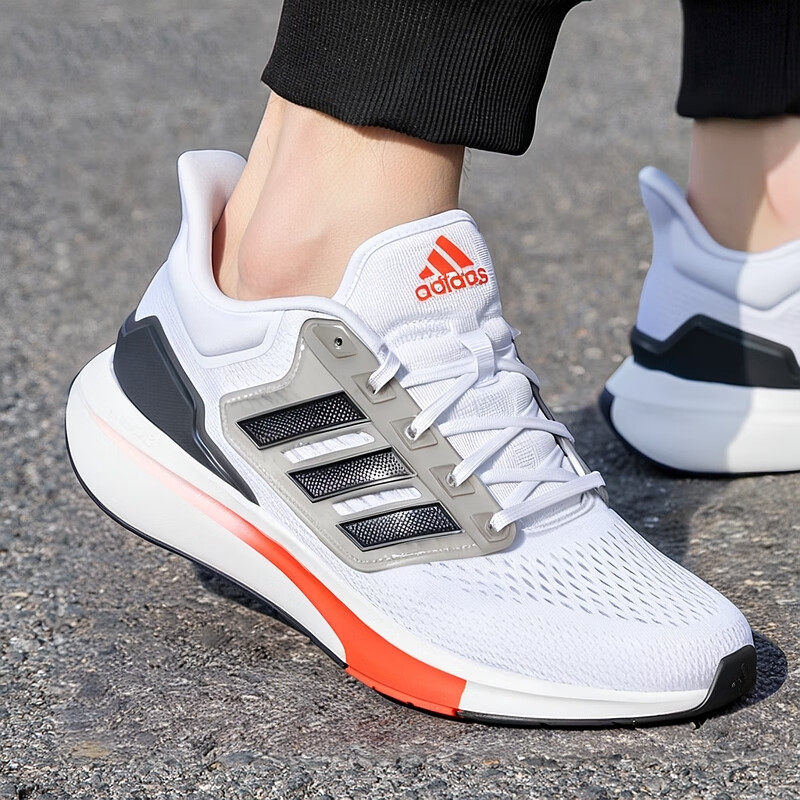 阿迪达斯休闲鞋男鞋2026春季新款运动鞋网面透气轻便减震跑步鞋子