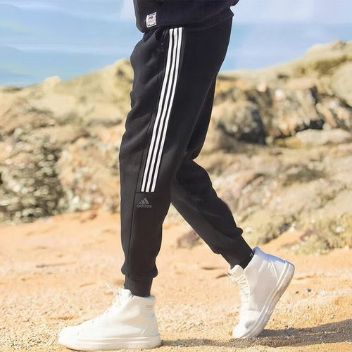 阿迪达斯男春季束脚篮球卫裤长裤