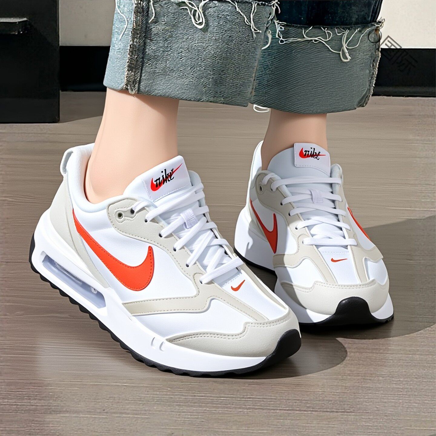 Nike耐克鞋子AIR MAX厚底运动鞋春季新款女鞋气垫款跑步鞋DC4068