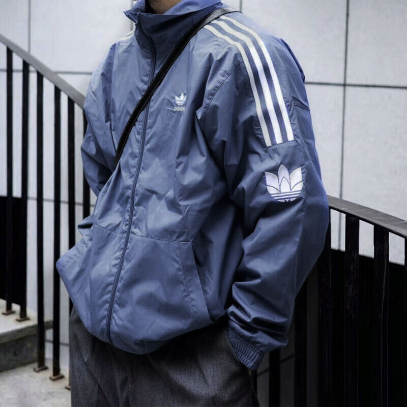 阿迪达斯三叶草外套男款防风衣