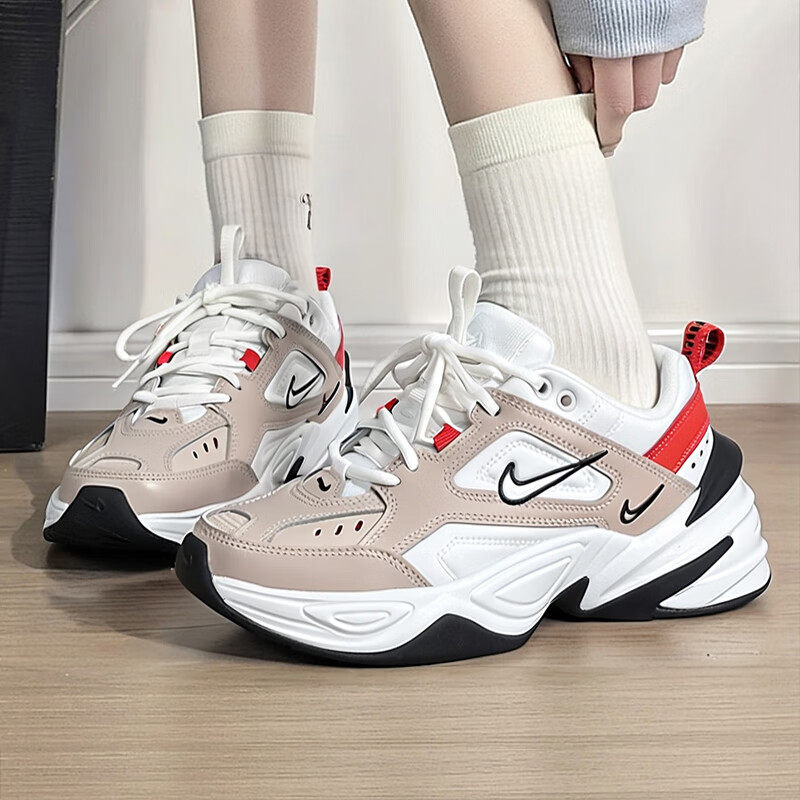 Nike耐克M2K厚底轻便女跑步鞋