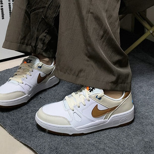 耐克鞋子男鞋2026春季新款皮面缓震运动鞋轻便透气休闲鞋低帮板鞋