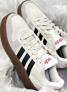 adidas阿迪达斯D-PAD男鞋休闲鞋秋季新款翻毛皮舒适百搭复古板鞋