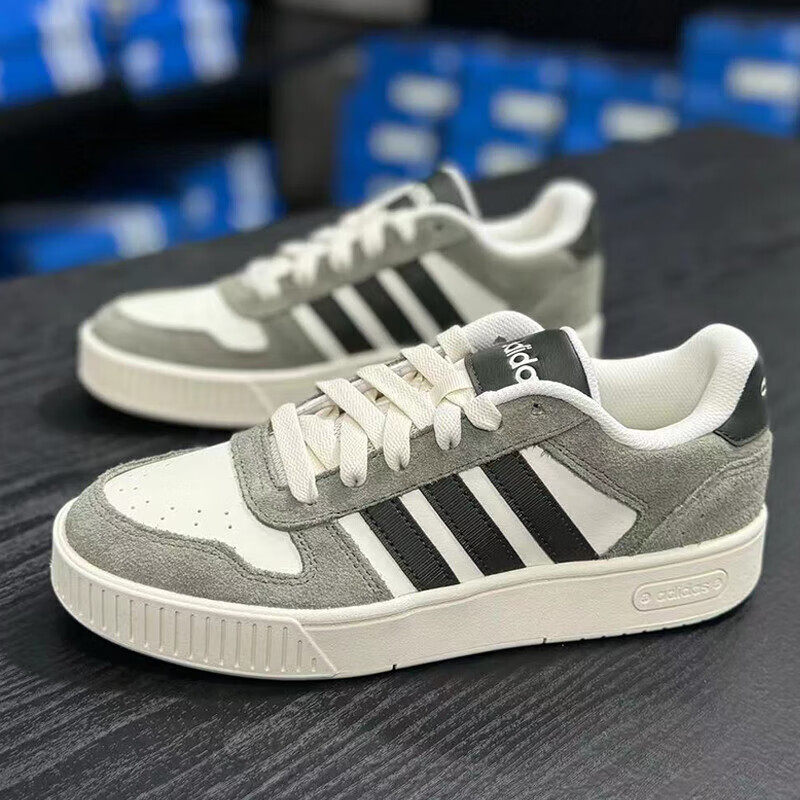 阿迪达斯板鞋男鞋2025冬季新款复古休闲鞋灰色轻便运动鞋低帮板鞋,运动鞋new,运动休闲鞋,淘宝优惠券,粉丝福利购,淘宝优惠卷
