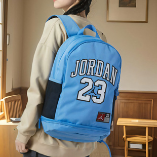 耐克JORDAN飞人乔丹男女包北卡蓝初高中学生书包大容量运动双肩包