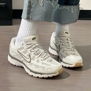 NIKE耐克跑步鞋女鞋2026春季新款老爹鞋P-6000增高轻便运动休闲鞋