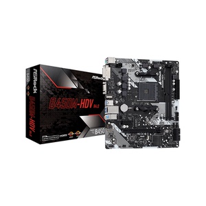 ASROCK/华擎 B450M-HDV R4.0 全新 原装 盒装 商务 办公 主板