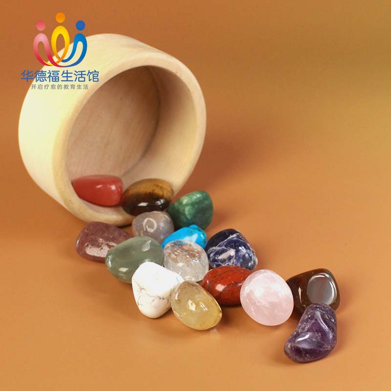 德福玩具石头粉晶小朋友每袋