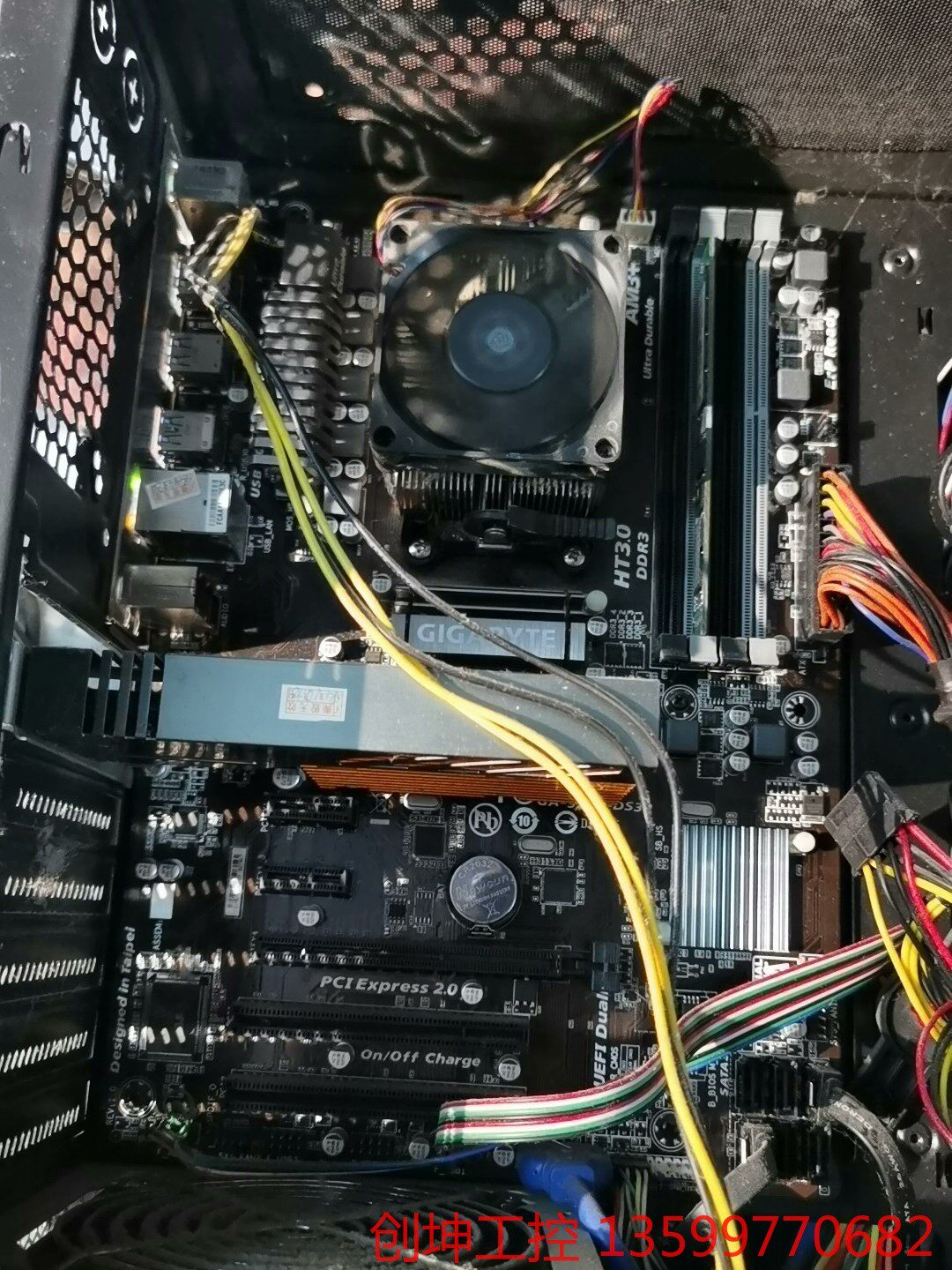 技嘉 ga-970a-ds3p 主板,fx6300六核cpu产