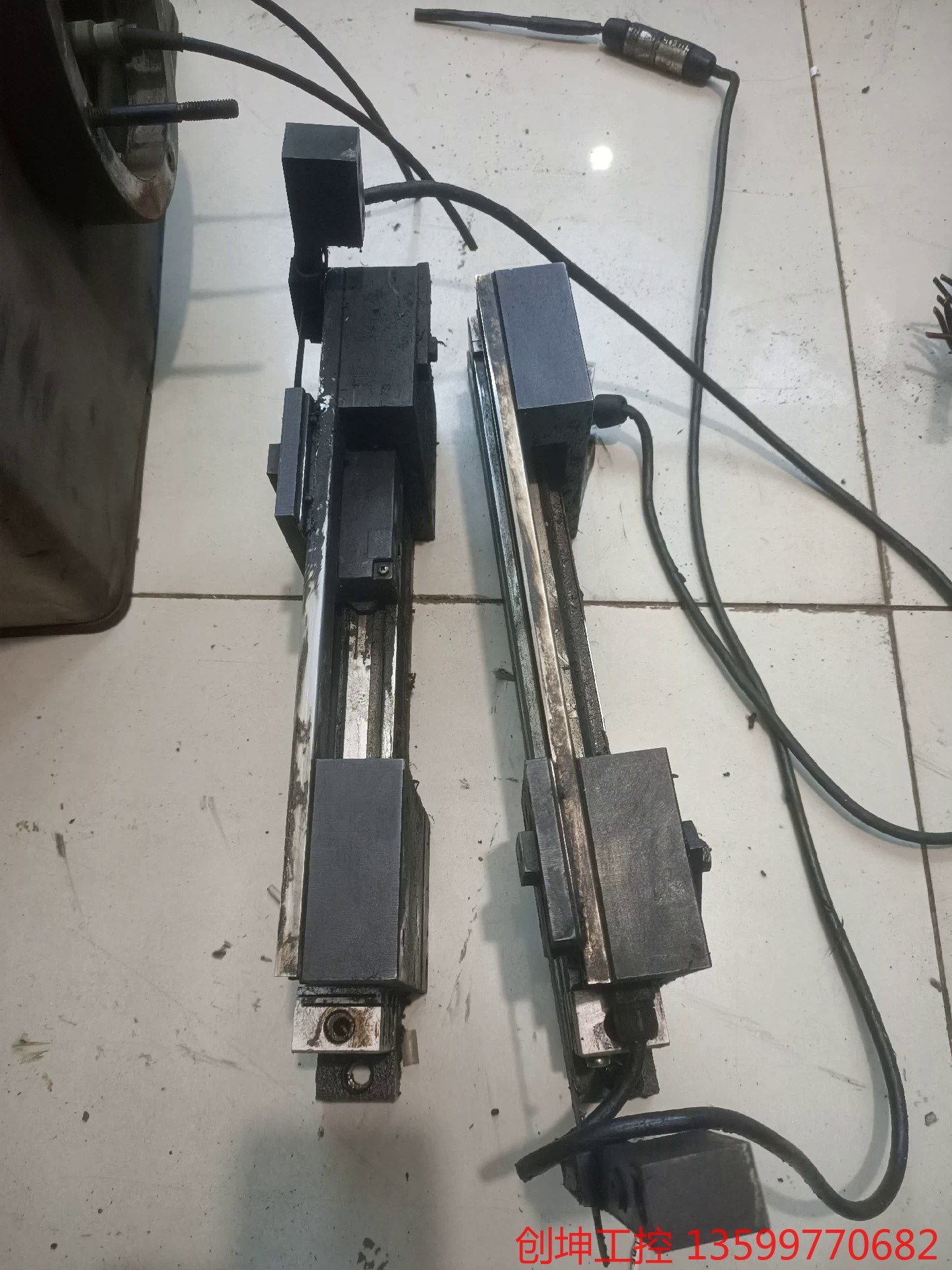 （创坤设备）海德汉光栅尺ls623,拆机两套，带支架，折弯机用220m