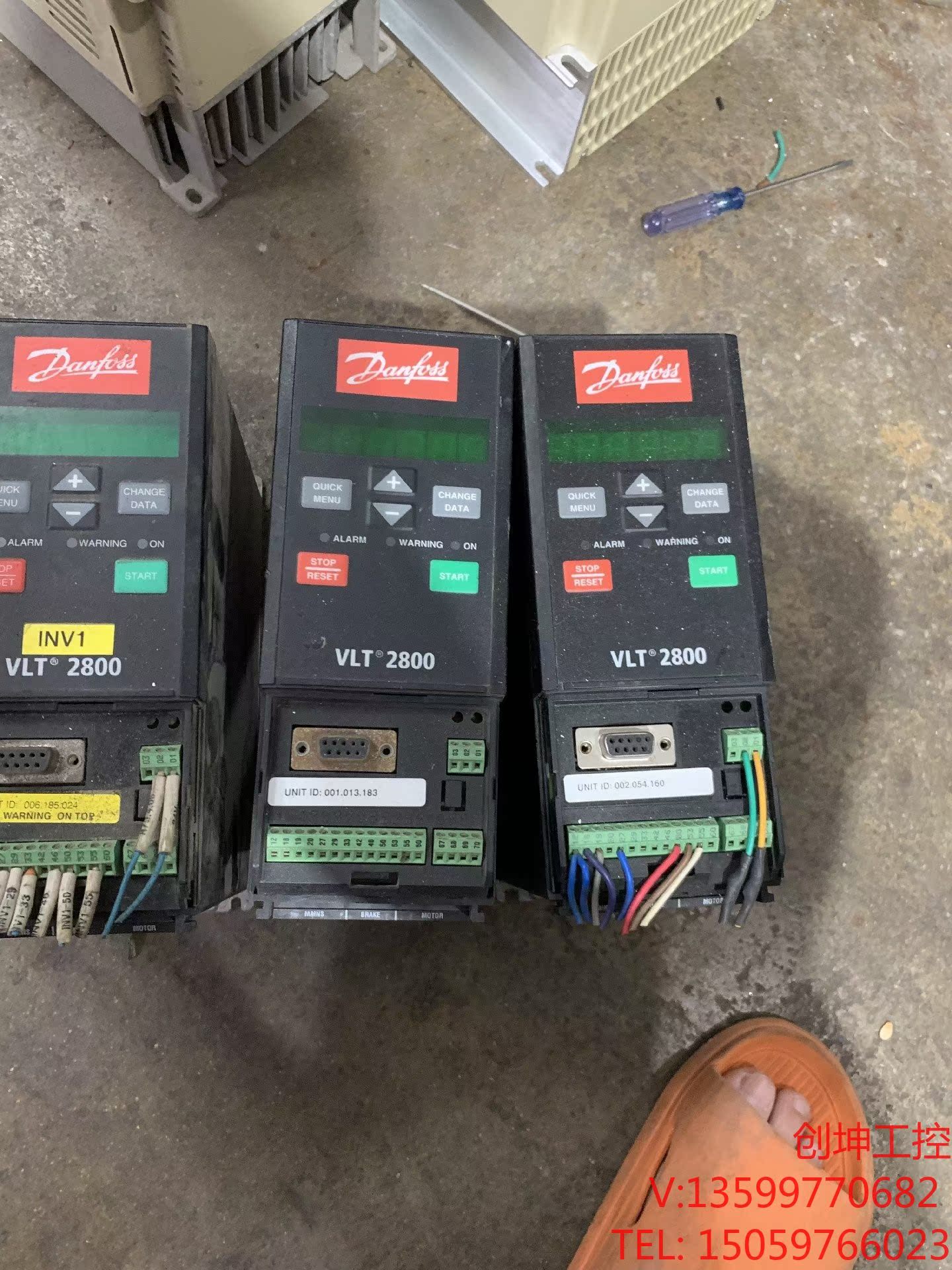 （创坤设备）丹佛斯VLT2800变频器0.5KW，0.75KW，1.5K产