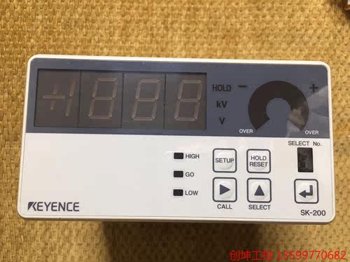 （创坤设备）KEYENCE基恩士静电消除检测设备型号:SK-200 控制产