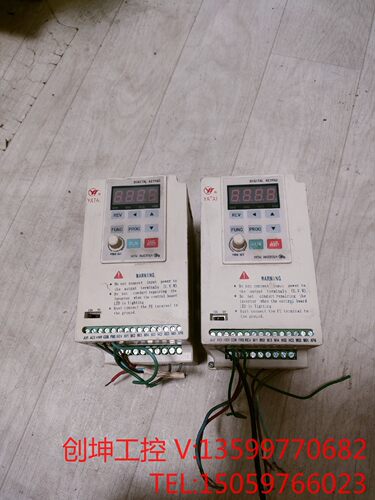（创坤设备）YTB0007G2S2A( B2B-W) 亚泰变频器，二手拆