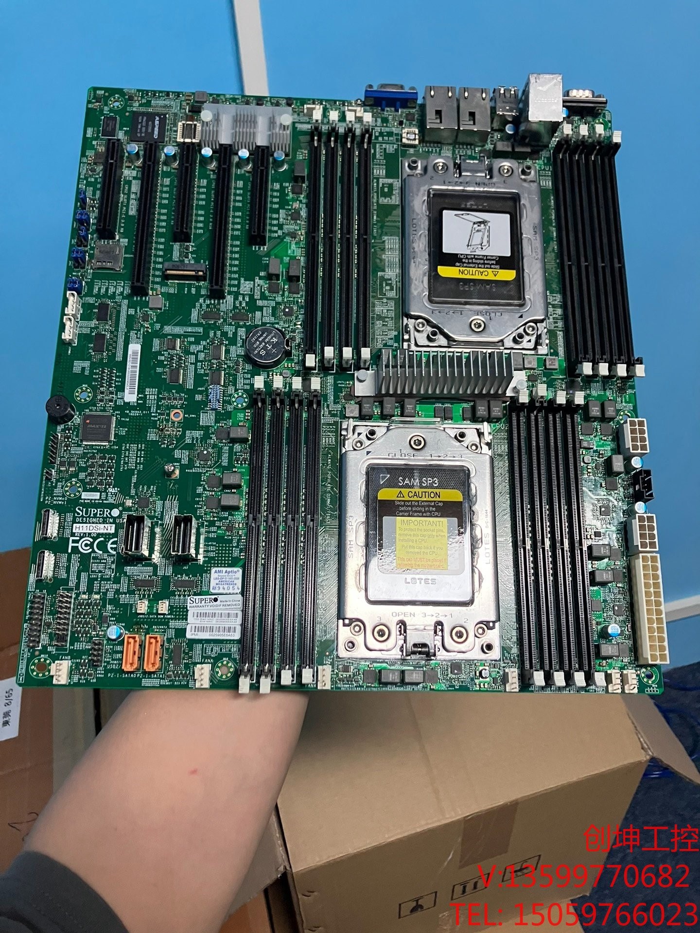 超微H11DSI-NT双路主板支持AMD EPYC REV2产