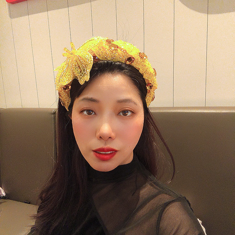 2026新款小众高级感花朵发箍