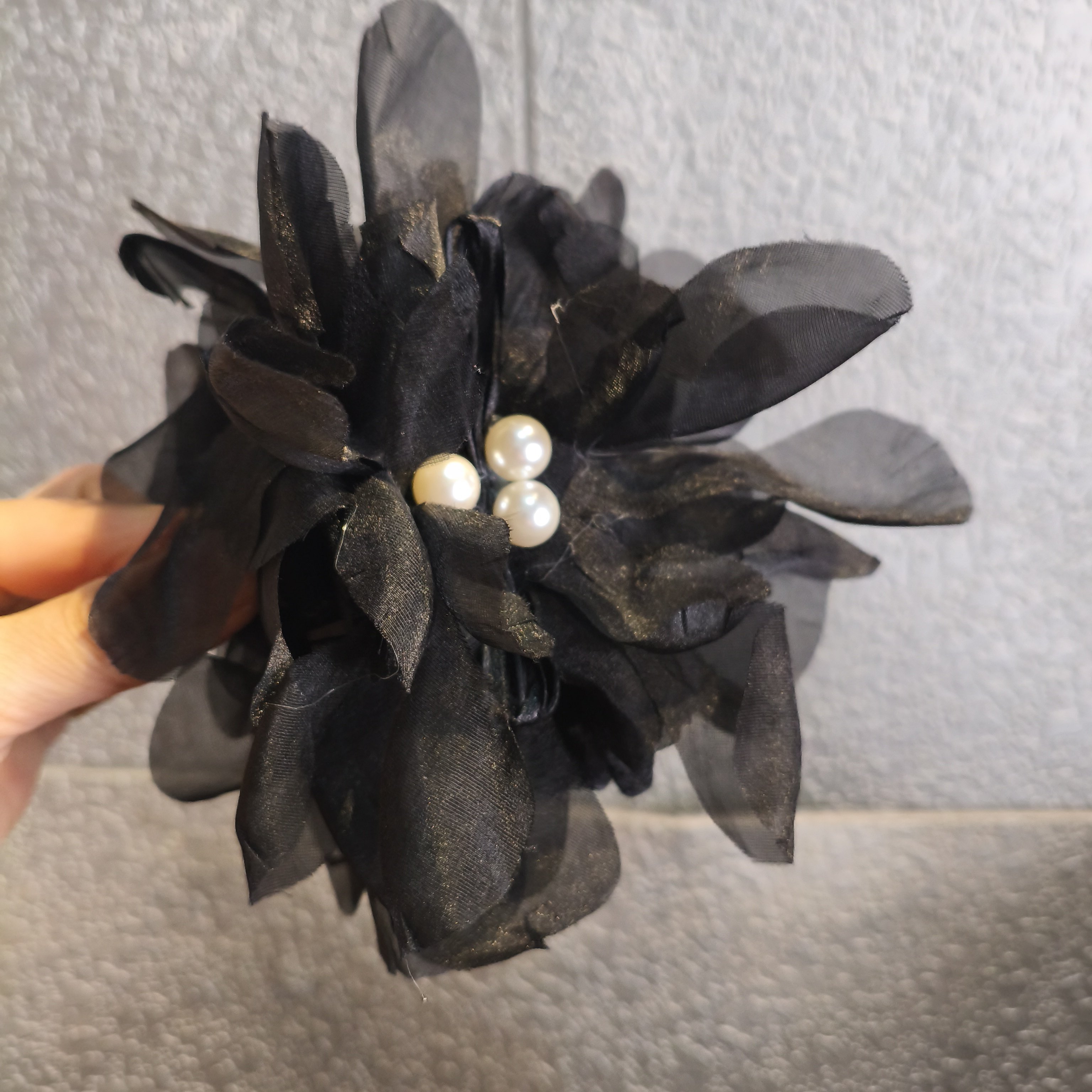 森系新粉色珍珠花朵抓夹2026新款后脑勺盘发器优雅发抓鲨鱼夹发饰,饰品/流行首饰/时尚饰品新,发饰,淘宝优惠券,粉丝福利购,淘宝优惠卷