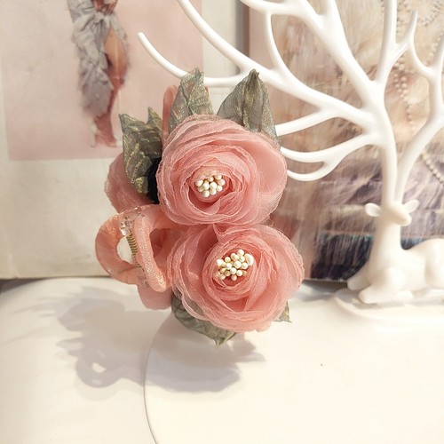 原创设计蕾丝花朵夹大号后脑勺