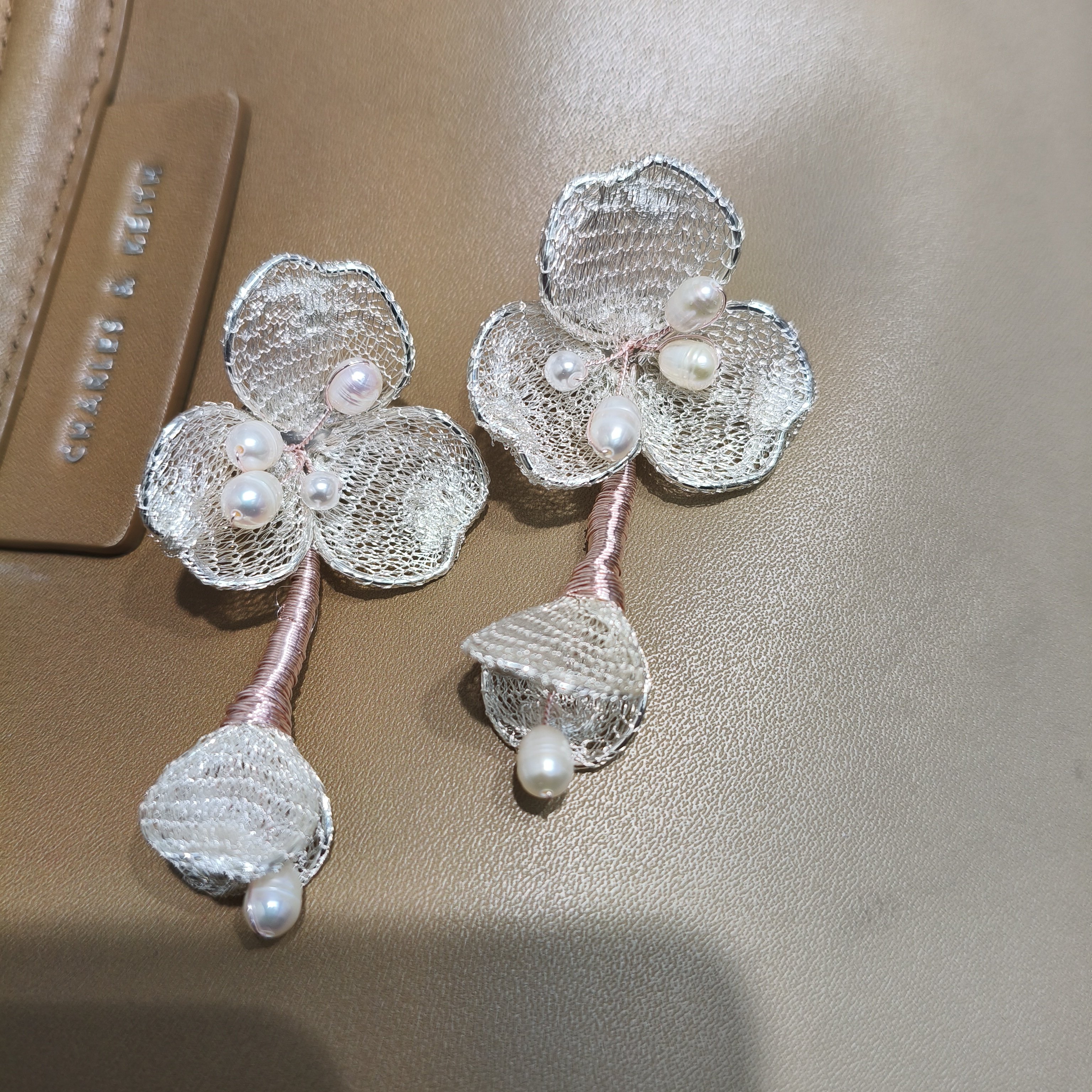 赫拉密羽高端新款银网花耳环女925银针耳钉高级轻奢耳坠名媛耳饰,饰品/流行首饰/时尚饰品新,耳环,淘宝优惠券,粉丝福利购,淘宝优惠卷