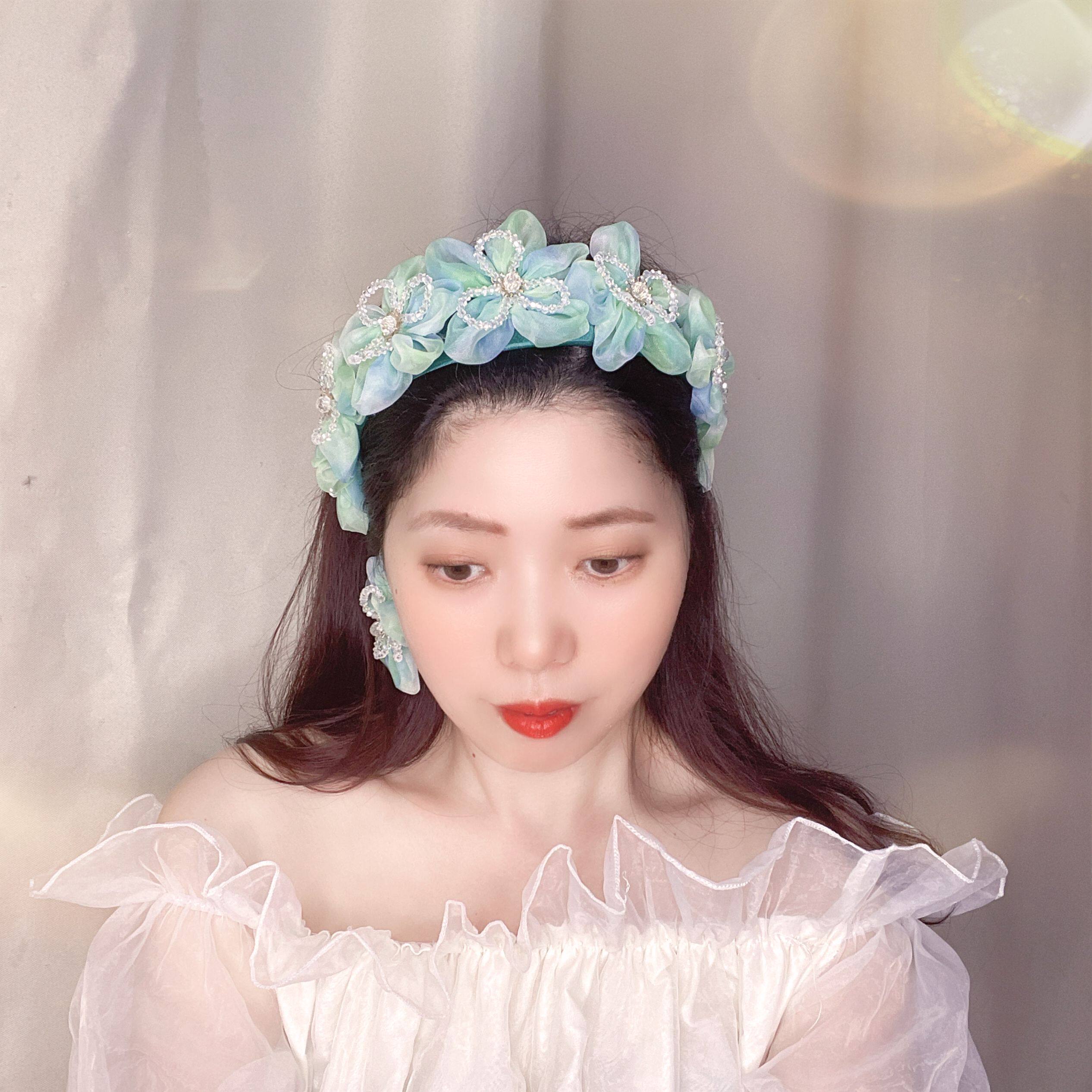 2026新款高级感水晶花带齿发箍