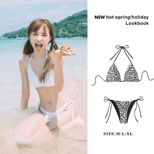 美背挂脖三角杯小吊带背心女夏季外穿比基尼打底内衣内搭性感