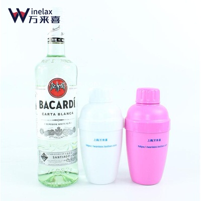 进口洋酒 百加得白朗姆酒百加得超级朗姆酒 750ml送摇酒壶一个