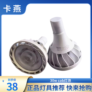 卡燕cob30w大螺口LED灯泡轨道灯灯架底座服装商铺高亮节能灯光源