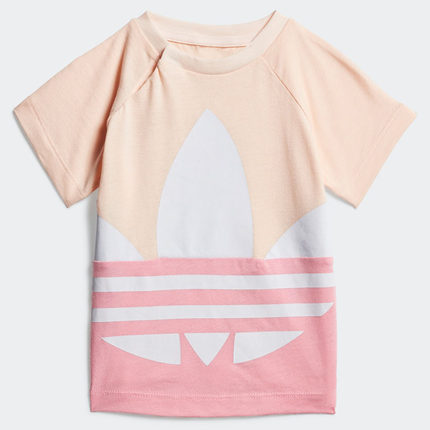 Adidas/阿迪达斯正品 三叶草 婴童装运动短袖T恤GD2633 GE1968