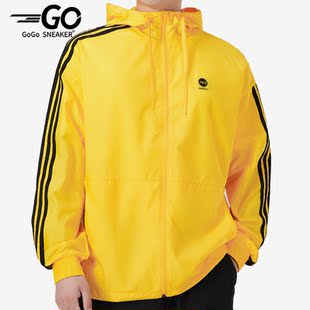 Adidas 男子运动舒适连帽夹克外套HN6627 阿迪达斯正品 Neo春季