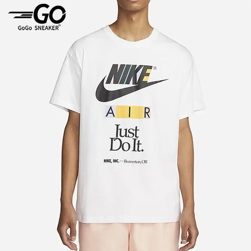 Nike/耐克正品夏季男子休闲印花运动短袖T恤FB9779-100