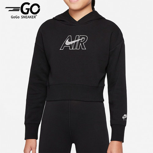 Nike/耐克 正品休闲女大童运动时尚潮流连帽套头卫衣 DM8372-010