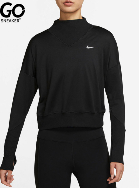 Nike/耐克正品 女子跑步训练套头衫运动T恤 DA1057-010