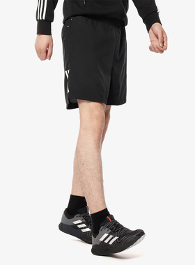 Adidas/阿迪达斯正品 OWN THE RUN SHO 男子休闲五分短裤DX9701