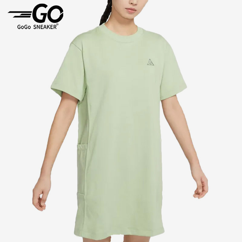 Nike/耐克正品夏女子运动休闲舒适短袖连衣裙 DB3603-343