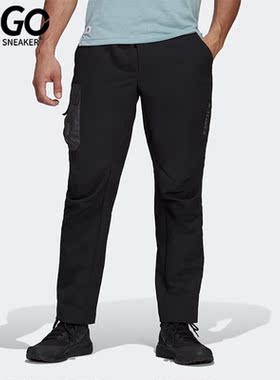 Adidas/阿迪达斯正品夏男子户外运动休闲透气舒适长裤 H55918