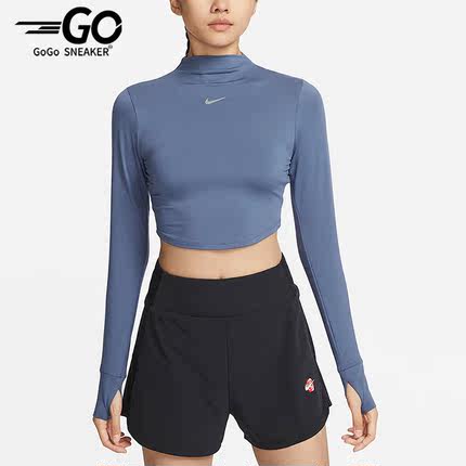 Nike/耐克正品Dri-FIT 女子训练休闲健身长袖T恤FB5277-491