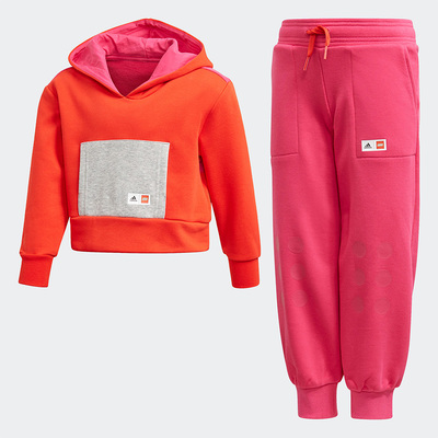 阿迪达斯正品春秋运动套装小童装