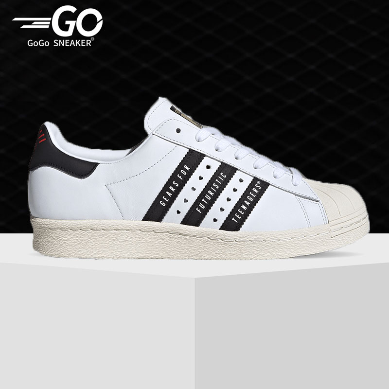 阿迪达斯正品三叶草联名贝壳头鞋