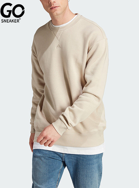 Adidas/阿迪达斯正品冬季男子加绒保暖圆领卫衣IP8351