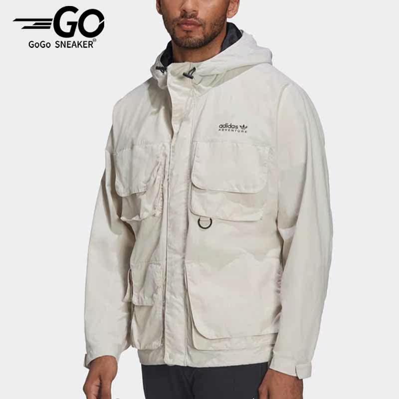 Adidas/阿迪达斯正品三叶草多口袋工装男子运动夹克 HF4794