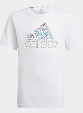 Adidas/阿迪达斯正品大童AARON KAI联名运动短袖T恤 GQ1141