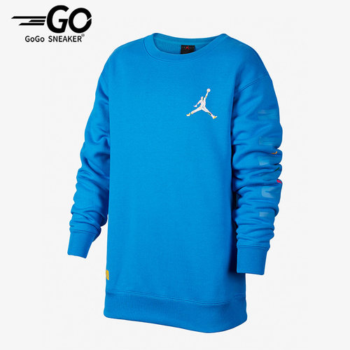 Nike/耐克正品Air Jordan大童运动宽松圆领卫衣FD9364-435