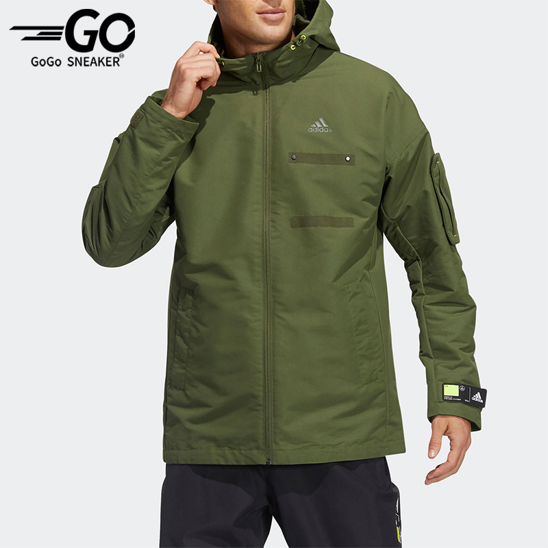 阿迪达斯春男子训练运动夹克外套