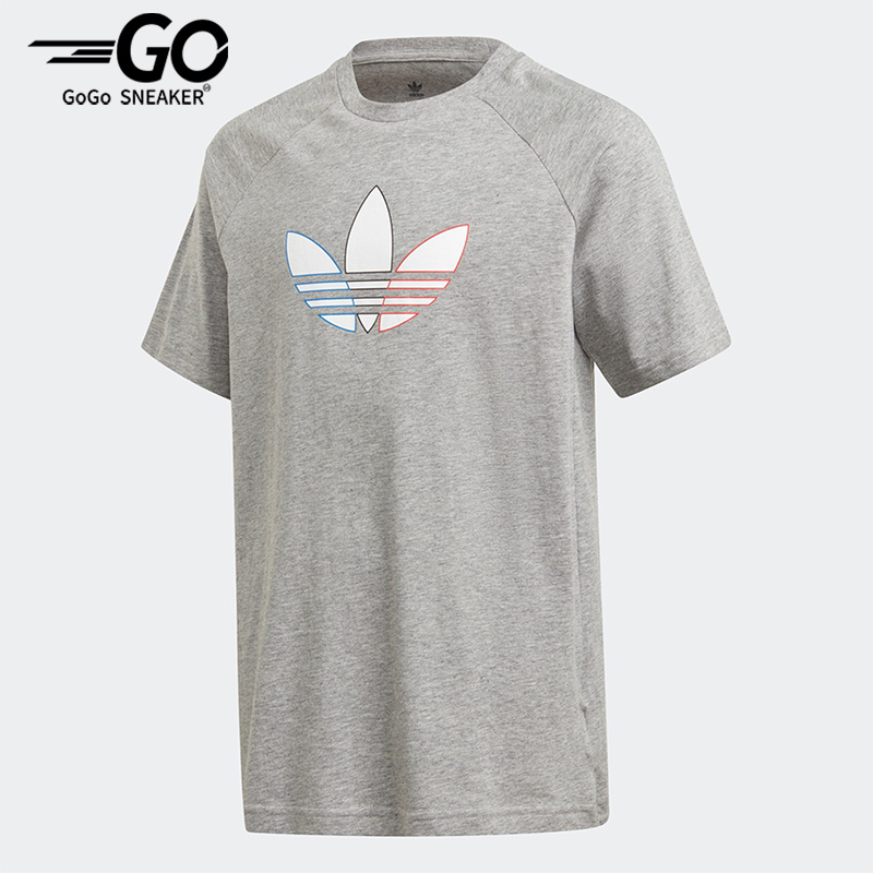 Adidas/阿迪达斯三叶草大童短袖